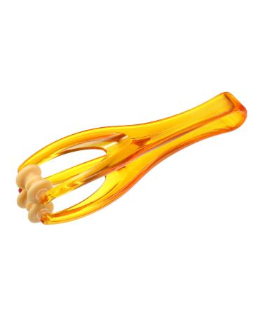 VOCOSTE Hand Finger Massager with Double Trigger Point ABS Orange