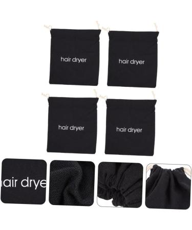 Healeved 20 Pcs Hair Dryer Storage Bag Travel Bag Organizer Hair Waver Tool Travel Hairdryer Fabric Black - Buy Online on GoSupps.com
