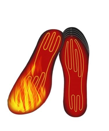 Foot Warmer Insoles for Shoes USB Heated Shoe Insoles Feet Soft Washable Foot Pad Mat Electrically Heating Insoles Washable Warm Thermal
