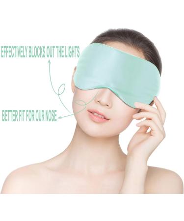 Lavender Silk Sleep Mask for Men and Women | Soft Eye Blindfold for Yoga & Meditation - Light Blocking Design with Ear Plugs - Buy Online on GoSupps.com