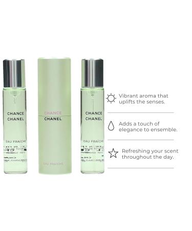 Chanel Chance Eau Fraiche Eau De Toilette Purse Spray for Women 3 X 0.7 2.1 Fl Oz Floral Fresh 2.1 Fl Oz (Pack of 1) - Buy Online on GoSupps.com