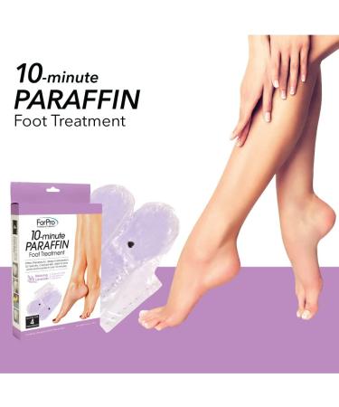 ForPro Lavender Paraffin Foot Treatment Booties - 10-Minute Spa & Home Treatment (One Pair) - Buy Online on GoSupps.com