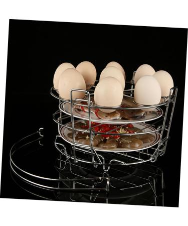 Zerodeko 1pc 304 Daily Life Gadget Eggs Steaming Eggs Superimposed Egg Steaming Rack Steamer Household - Buy Online on GoSupps.com