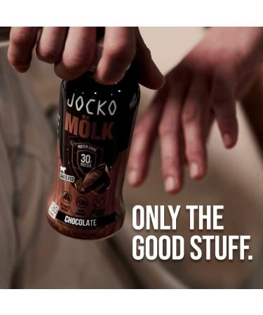 Jocko M lk Chocolate Protein Shake - 30g Grass Fed Protein, KETO Friendly, No Added Sugar - 12pk - Buy Online on GoSupps.com