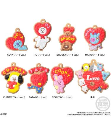 Starry Mart Bandai BT21 Cookie Charmcot Key Chain 1pc With Chewing Gum (Random Character) - Buy Online on GoSupps.com
