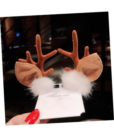 Beavorty 12 Pairs girls headbands babygirls' clothes girls christmas hairpiece Xmas deer hair clip Santa Hat Hair Clip Christmas Hair Clip Hairpin Bang Clips headgear hair accessories - Buy Online on GoSupps.com