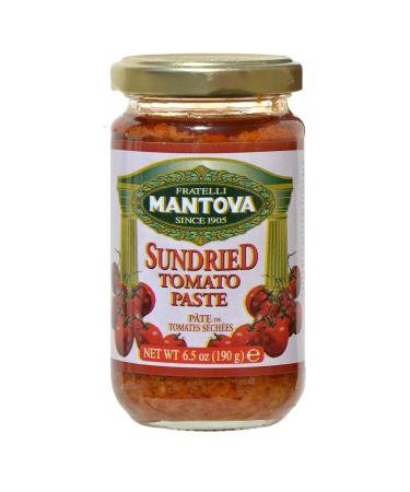 Mantova Sundried Tomato Spread Paste 6.5 oz (Pack of 4). The bright flavor of tomatoes intensifies when they are sliced and spread out to slowly dry. It’s great on pasta in a variety of ways.