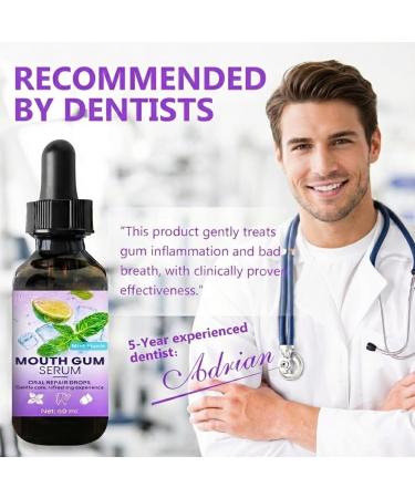 Gum Restore Drops Gum Repair for Receding Gums & Plaque Removal Advanced Restore Formula Fight Bad Breath & Promote Oral Health 60ml 2.1 Fl Oz(Pack of 1) - Buy Online on GoSupps.com