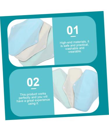 Fomiyes 4-Pack Mesh Fabric Washable Menstrual Pads for Women Portable & Eco-Friendly Menstruation Solution - Buy Online on GoSupps.com
