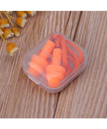 Wired earplugs with 1 pair silicone hearing protection box sound blocker noise cancelling reusable earplugs perfect for study sleep - Buy Online on GoSupps.com