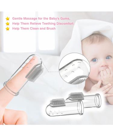 SILIVO Silicone Banana Teether for Babies - Training Finger Toothbrush with Storage Case - Pink - Buy Online on GoSupps.com