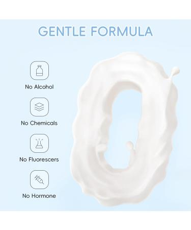 1Pc 17ML Moisturizing Milk Essence Serum for Women Girls Hydrating Facial Treatment Lightweight Formula for Soft Supple Skin Day and Night Use Blue One Size One Size Blue - Buy Online on GoSupps.com