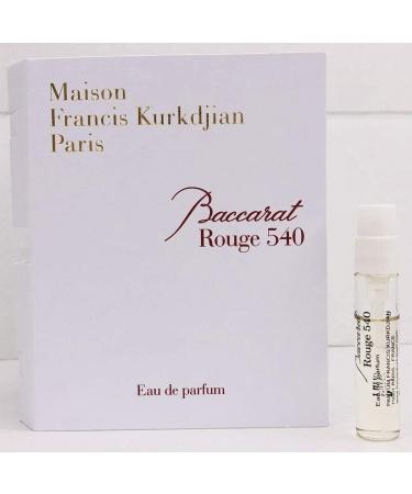 Maison Francis Kurkdjian BACCARAT ROUGE 540 Eau de Parfum 2ml Vial Spray - Floral Scent | 0.06 Fl Oz - Buy Online on GoSupps.com