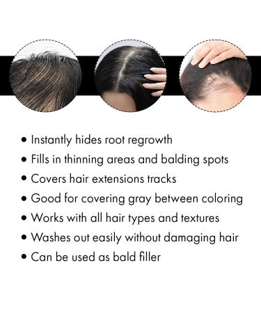 JEROME RUSSELL Hair Color Thickener - Jet Black - Buy Online on GoSupps.com