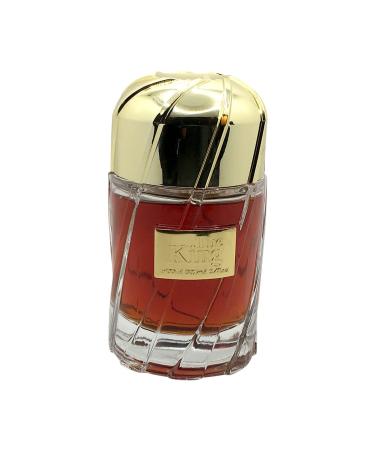 Maison d'Orient THE KING for Men an Aromatic Cologne with Bergamot Black Currant Pepper Cinnamon Clove Amber Musk Patchouli Sandalwood and Vanilla 3.4 Oz