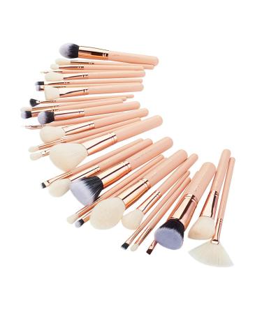 Jessup 30 Pcs Makeup Brush Set - Premium Synthetic Hair for Face & Eye Makeup | International Shipping Available - Buy Online on GoSupps.com