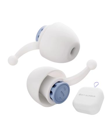 Sleep Ear Plugs Noise Reduction - 32 dB Ear Plugs for Sleeping Noise Cancelling (NRR 19) Ear Plugs for Concerts 4 Size Soft Ear Tips S/M/L/XL 15s Ear Pressure Balance Air Travel Galloway Blue