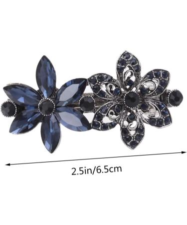 FRCOLOR Spring Clip Headwear headpiece hair clip barrettes crystal headpiece elegant hair clips crystal hair clips hair barrette aquamarine Crystal Rhinestone Headpiece - Buy Online on GoSupps.com