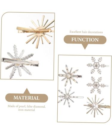 FRCOLOR Clips Pin Crystal for Hair Decorations Xmas Lady Flower Children Rhinestone Parties Snow Bridal Clear Wedding Shiny Rhinestones Silver Holiday Gorgeous Sparkly Party with - Buy Online on GoSupps.com