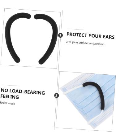 Magiclulu 30 Pairs Anti-Snag Ear Bracket Hooks - Reusable Silicone Mask Ear Supports for Glasses | Child-Friendly Anti-Strangulation Solution - Buy Online on GoSupps.com