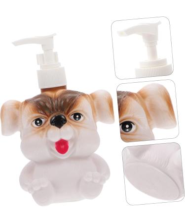 Housoutil 1pc Puppy Lotion Bottle Eye Patches for Adults Pressing Sub Bottle Liquid Dispenser Plastic Containers Lip Gloss Container Body Storage Child Pump Bottle Melamine White - Buy Online on GoSupps.com