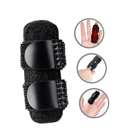 FRCOLOR Finger Strap Hand Brace Support Carpal Splint & Metacarpal Support for Mallet Finger Travel-Friendly Shoulder Protector Black (16.5x7x0.4cm - Buy Online on GoSupps.com