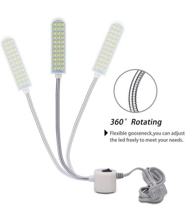 Harmiey Sewing Machine Light (36LED) - Magnetic Mounting Base, White Soft Light for Lathes, Drill Presses, Workbenches - Buy Online on GoSupps.com