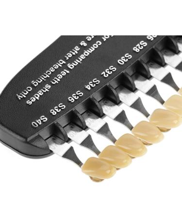 Professional Tooth Shade Chart - 20 Color Teeth Whitening Shade Comparison with Mirror for Accurate Color Matching - Buy Online on GoSupps.com