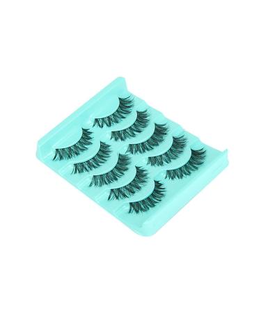 Shop 3D False Eyelashes - 5 Pairs Natural Handmade Magnetic Eyelash Kit Easy Application No Glue Required | International Shipping - Buy Online on GoSupps.com