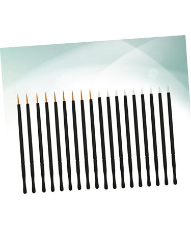 Housoutil 100pcs Eye Makeup Tools White Wand Applicator Eyeliner Liquid Eyeliner Brush Make up Cosmetic 10*0.5cm As Shown - Buy Online on GoSupps.com