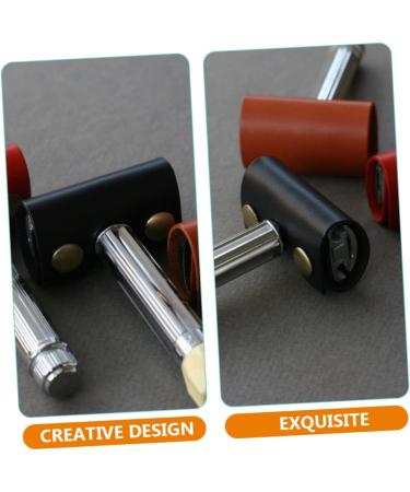 Magiclulu 4-Piece Synthetic Leather Razor Head Cover Set | Durable Razor Shell & Parts for Ultimate Protection - Buy Online on GoSupps.com