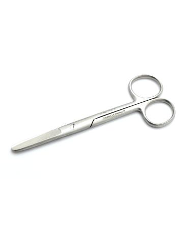 Bandage Dressing Scissors 14cm for Home Office Nursing Vet Multi Use DIY (Blunt/Blunt - Straight)