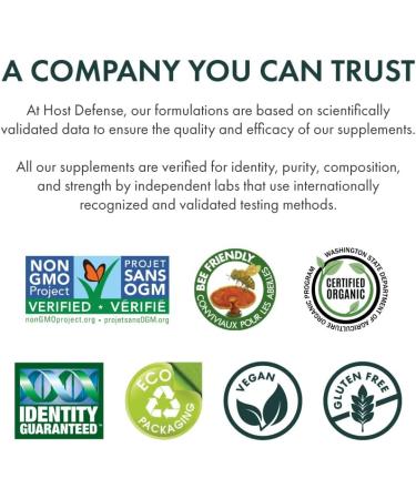 Host Defense Reishi Mushroom Capsules - 120 Count Liver Health Support Boost Energy & Stress Resistance with Polysaccharides & 1000mg Mushroom per Serving - Mushroom Supplements for natural immunity Mushroom Powder Extract Pills Host Defense Mushrooms 120 - Buy Online on GoSupps.com