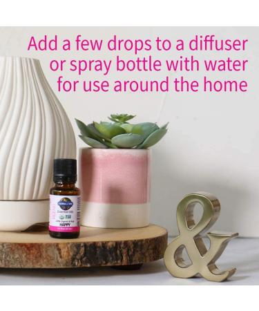 Garden of Life Organic Essential Oil - Happy Blend 0.5 fl oz | Aromatic Wellness - Buy Online on GoSupps.com