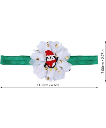 Lurrose 3pcs Floral Headbands Christmas Santa Cloth Hair Bands for Baby Girls - Elastic Hair Accessories for Newborns, Infants, Toddlers and Kids - Buy Online on GoSupps.com