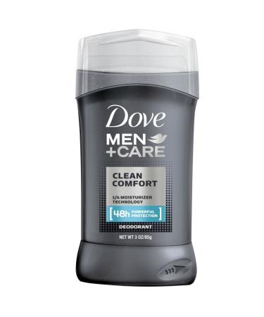 Dove Men+Care Deodorant Stick Clean Comfort 3 oz (Pack of 8) Clean Comfort 3 Ounce (Pack of 8)