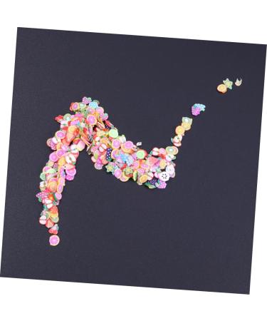 Mipcase 3200pcs Slice Nail Decoration Nail Decorations for Nail Fruit Slice Floral Decorations Clay Fruit Slice Flowers Decor Flower Ornaments Miniture Decoration Fruit Slices Love - Buy Online on GoSupps.com
