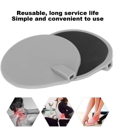 2pcs Reusable Electrode Pads for Electrical Stimulation - Round Soft Silicone Physiotherapy Accessories - Buy Online on GoSupps.com