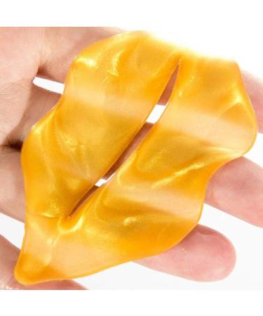 10 Pairs Collagen Eye Mask and 10 Pcs Collagen Lip Mask Anti Aging Eye and Lip Mask Collagen Crystal Mask Set (Gold) - Buy Online on GoSupps.com