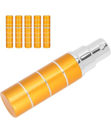 ZJchao 5Pcs Mini Perfume Spray Bottles 5ML Refillable Atomizers - Portable Gold Travel Size - Buy Online on GoSupps.com