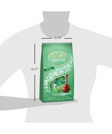 LINDT LINDOR Mint Milk Chocolate Truffles 150g Gram Bag Limited Edition Individually Wrapped Chocolate Christmas Chocolate Stocking Stuffer Mint Milk Chocolate 150 g (Pack of 1) - Buy Online on GoSupps.com