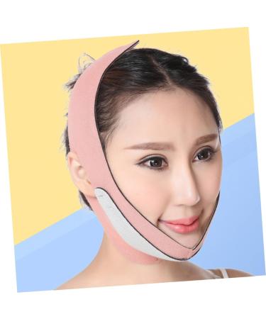 FRCOLOR 1pc chin straps chinstrap pink lifting V line slimming belt slim strap v V thin thin strap neck - Buy Online on GoSupps.com