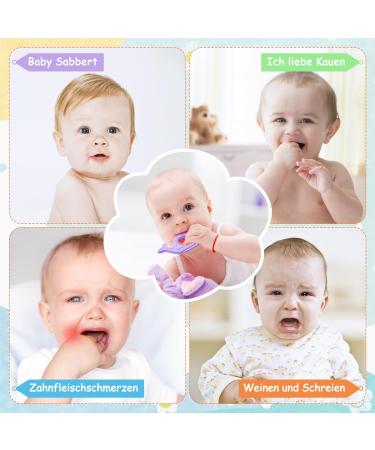 Beboan Baby Cooling Bite Ring - 8 Soft Silicone Teething Rings BPA-Free Natural Cooling Toy for Babies 3 Months+ Multicolored - Buy Online on GoSupps.com