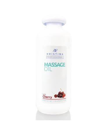 Massage oil for relaxing massaging joint pain body massage skin care |Cherry massage oil with grape seed sesame and almond oil |Sensual massage lemotion moisturizing 500ml - Buy Online on GoSupps.com