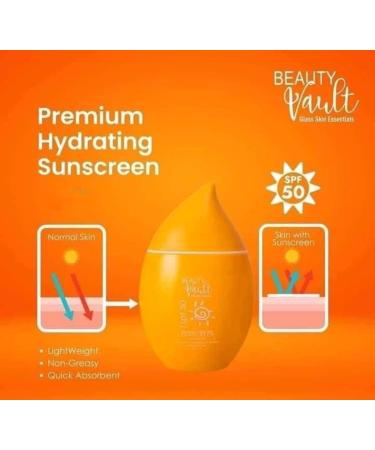 Buy Premium Hydrating Sunscreen SPF 50 PA+++ | 50g | Best for All Skin Types | Free International Shipping - Buy Online on GoSupps.com
