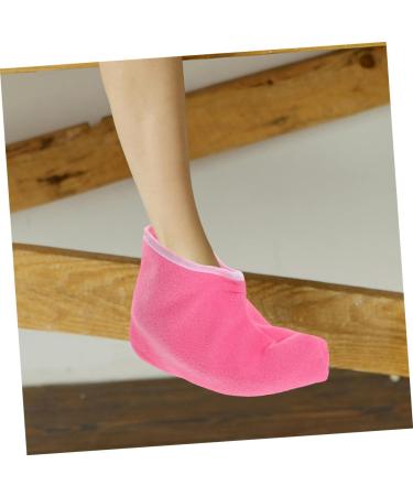 FRCOLOR Sachets De Paraffine Pieds 2 Paires Taille paisse Film De Paraffine Rose Bord Blanc Soins Des Pieds Spa Couverture Thermale Pour Th rapie Cire - Buy Online on GoSupps.com