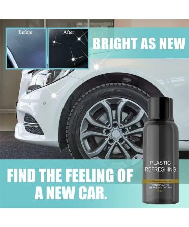 |Most Gifted| 2024 New Plastic Refreshing Coating Car Plastic Revitalizing Coating Agent Plastic Parts Refurbish Agent for Car Automotive Interior Cleaning Agent - 30ml/50ml * 1/2/3/4 (2Count (Pack of 2)*30ml) - Buy Online on GoSupps.com