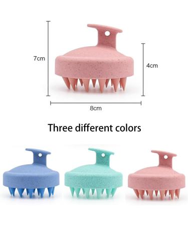 Shop Txeouse Scalp Massage Brush Set 3 Silicone Massagers for Peeling & Head Care | Enhance Hair Root Health - Buy Online on GoSupps.com