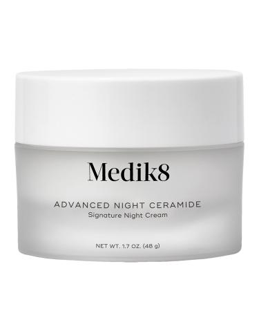 Medik8 Advanced Night Ceramide - Signature Anti Aging Night Cream for Face - Face Moisturizer with Skin Tightening Ceramides and Antioxidants - 1.7 oz