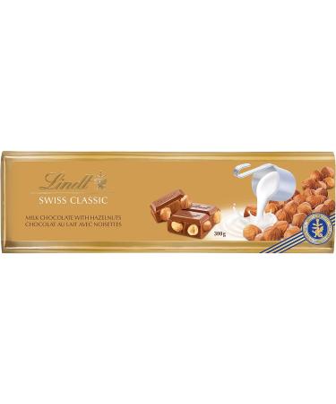 Lindt Swiss Classic Milk Chocolate With Whole Roasted Hazelnuts - 300g & Swiss Classic Milk Chocolate Chocolate Bar 100 Grams (Pack of 1) - Buy Online on GoSupps.com